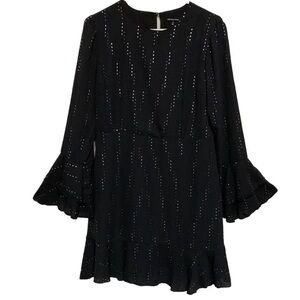 Who What Wear Dress, Size M, Black & Silver